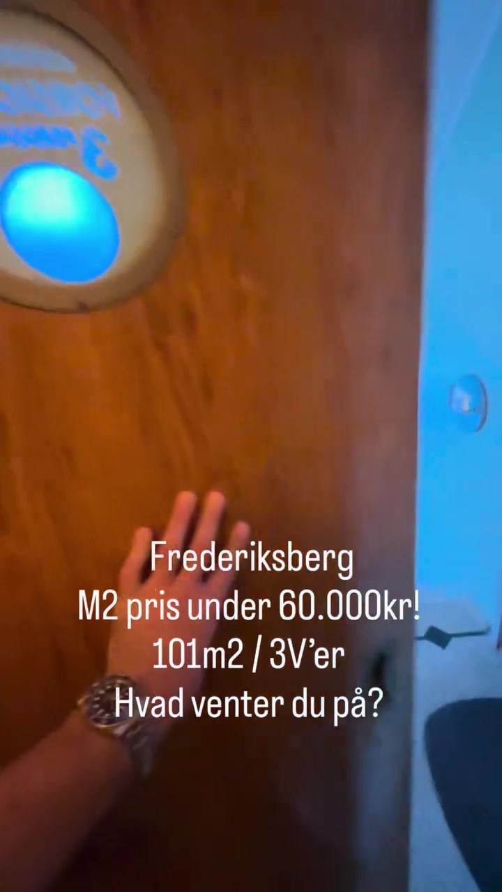 3-værelses bolig, 101 m² – Frederiksberg
