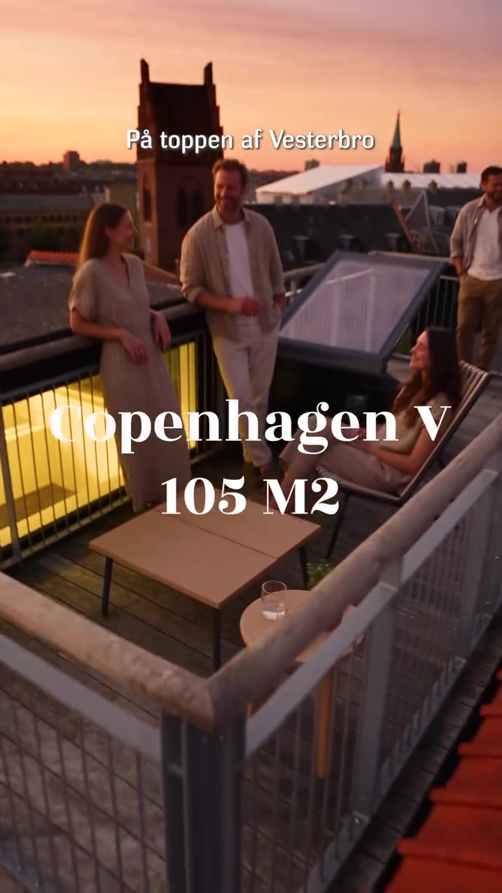 3-værelses bolig, 105 m² – Vesterbro